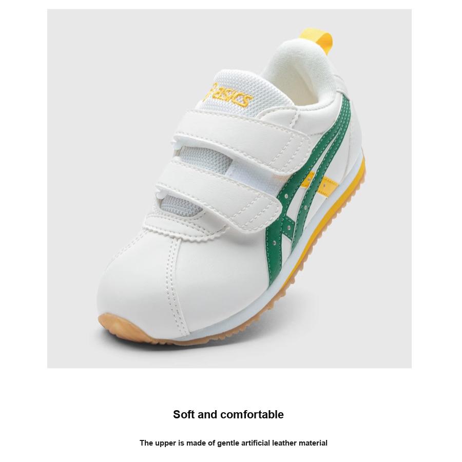 Asics Cotla Comfortable Classic Versatile Low-Top Kids Casual Shoes Kids Sneaker White Green 1144A264-105