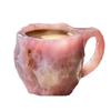 Tasse à café translucide en cristal minéral de luxe élégante de 200 ml pour la maison ou le bureau