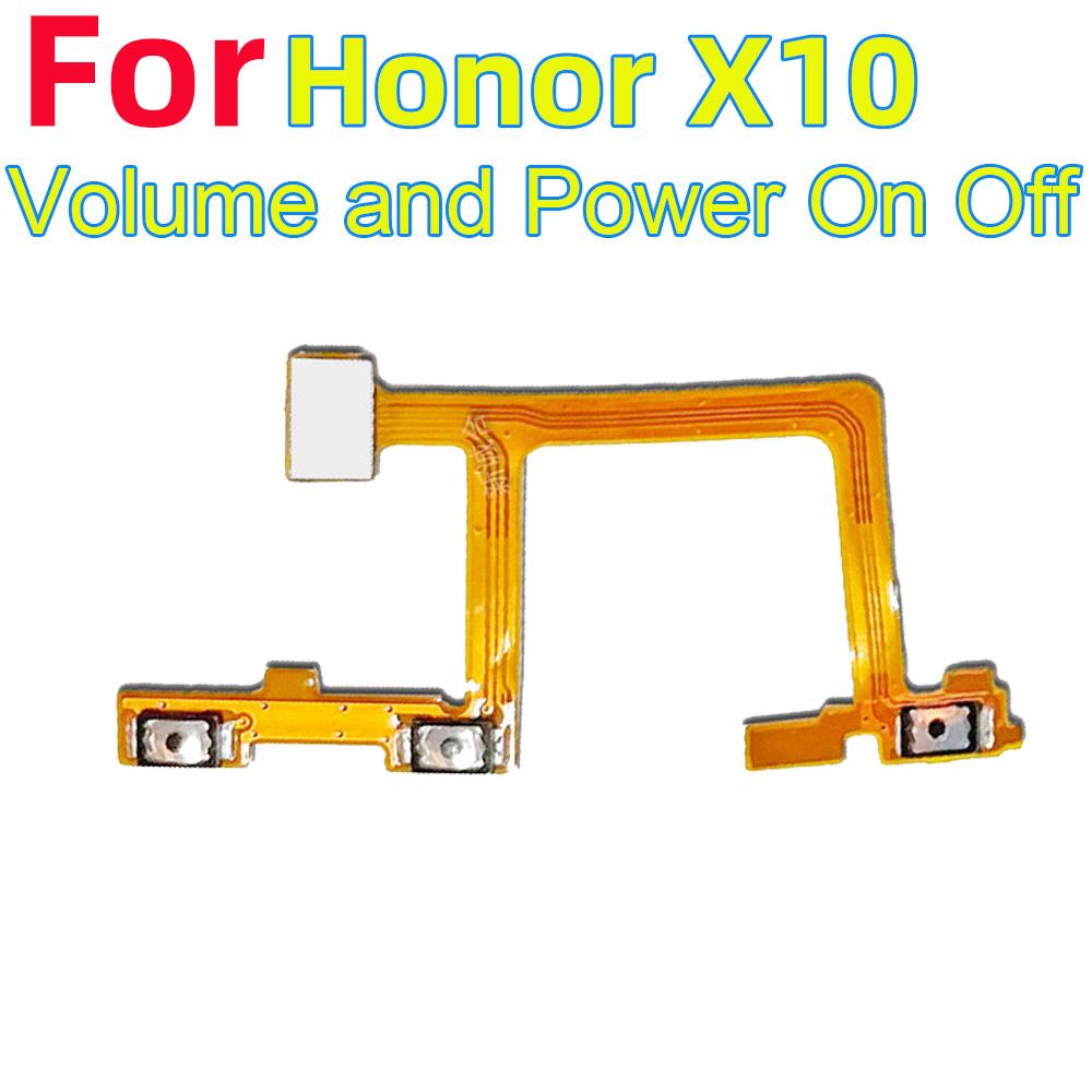 Power ON OFF Mute Switch Control Key Volume Button Flex Cable for Huawei Honor X10 Power On Off Volume Power Volume