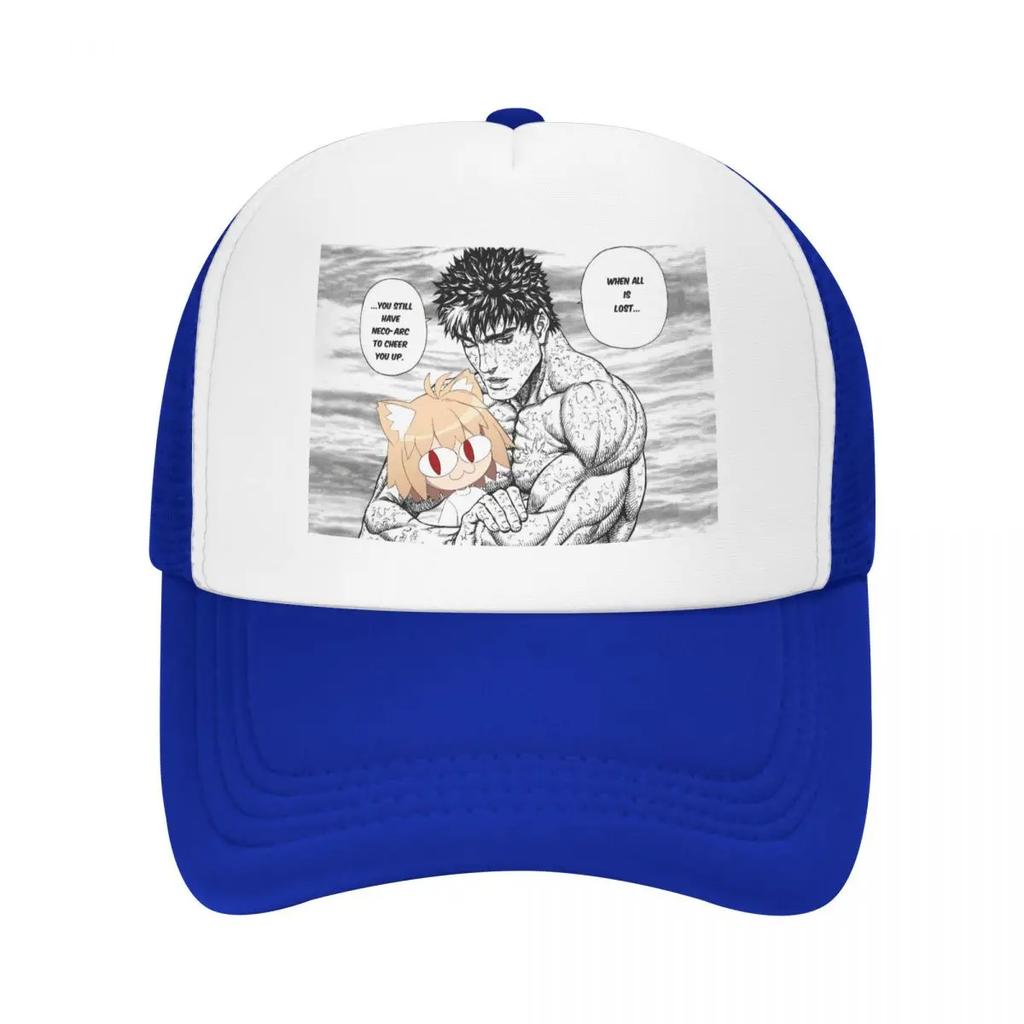 Custom Classic Berserk With Neco Arc Baseball Cap Unisex Women Adjustable Trucker Hat Sun Protection Snapback Trucker Cap