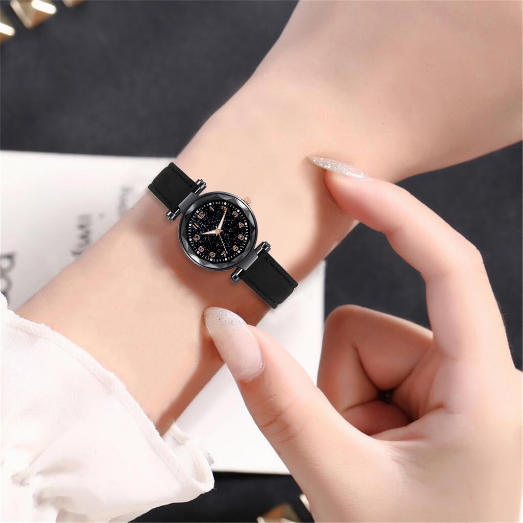 Ladies Watch Belt Watch Luminous Digital Face Ladies Quartz Watch