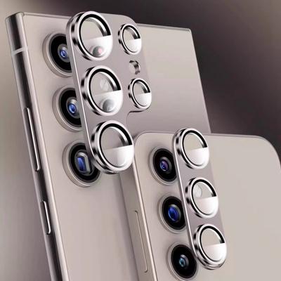 For Samsung S24 Ultra S24 Plus Aluminum Alloy Scratch-Resistant Tempered Glass Camera Protection Film Cover
