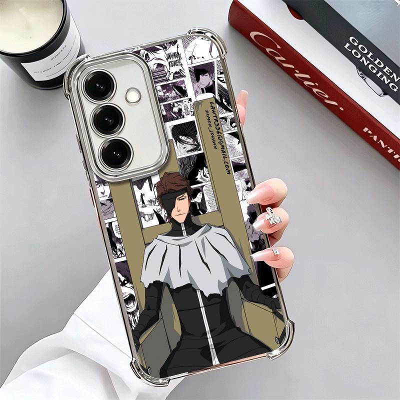 

Bleach Anime Ichigo Kenpachi Plating Phone Case For Samsung A17 A07 A37 A57 A16 A56 A15 A55 A14 A54 A13 A53 A26 A36 A25 A35 A24 Samsung A37