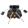 Electronic Drum Set with Dual Speaker Hand Roll Drum Set Ultra Thick 9 Pads Supports BT MIDI