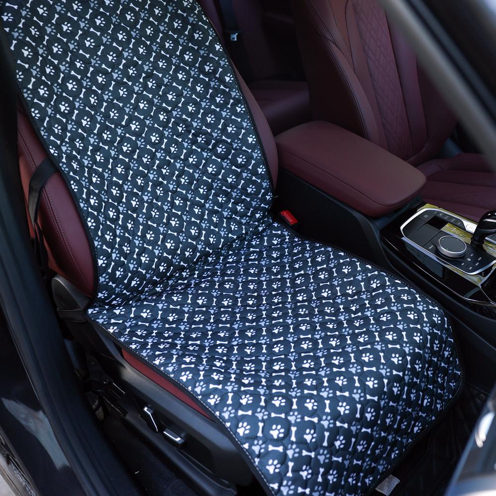 

Cute Small Dog Car Seat Cover Protector Durable Pet Travel Mat Cushion Soft Blanket for Puppy 127x47.5x0.6cm чёрный