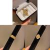 Geometric Openstyle Goldplated Zircon Ring For Women Fashion Jewelry