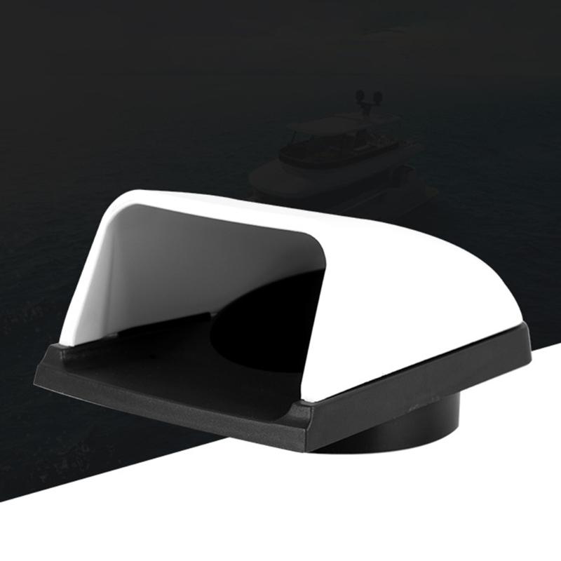 3 Inch Cowl Vent Weatherproof 3 Inch Ventilation Outlet ABS Boat Cabin Ventilator Ensuring Freshes Indoor Air for Boats