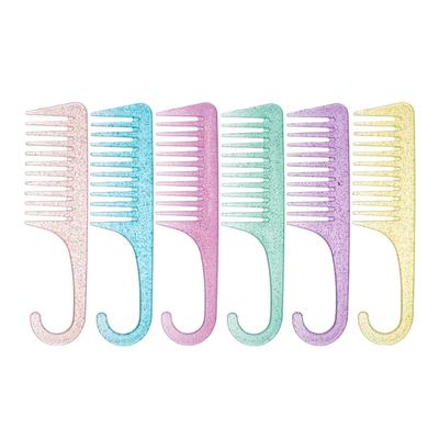 Easy Hair Detangling Solution Wide Tooth Professional Detangler Styling Combs Anti Breakage for All Hair Types