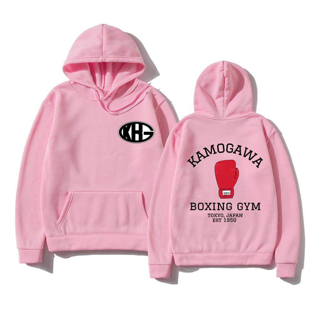 Hot Anime Hajime No Ippo Kamogawa Boxing Gym Hoodies Women Sweartshirt