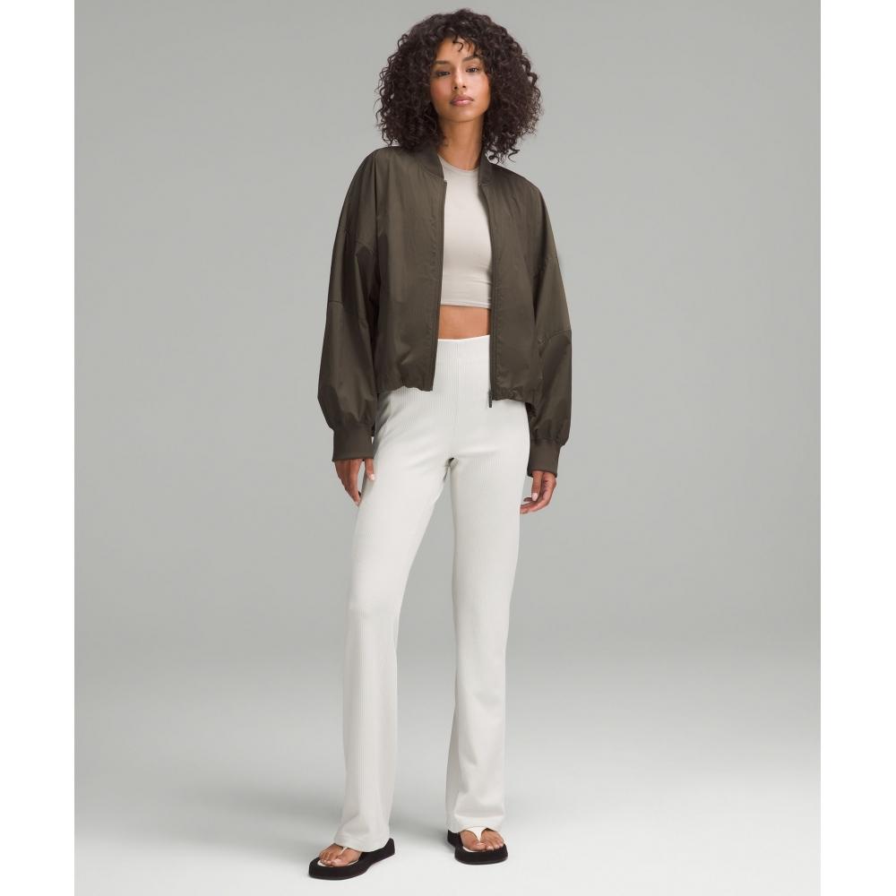 Lululemon Ribbed Softstreme Flared Pant  Regular Bone