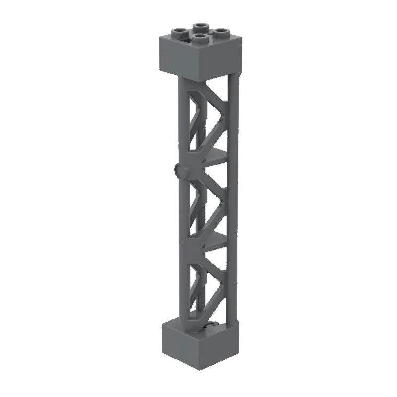 10pcs 58827 95347 Building Blocks Telegraph Pole Iron Frame Support 2x2x10 Girder DIY Bricks Compatible with Architecture Toys