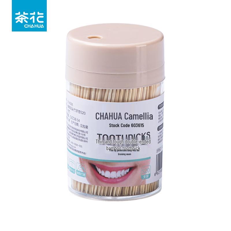 Chahua Double-Ended Bamboo Toothpicks