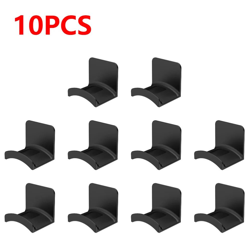 1-10pcs Universal Headphone Stand Adhesive Headphone Hook Headphone Holder for Easy Damage-Free Wall Desk Or PC Mounting