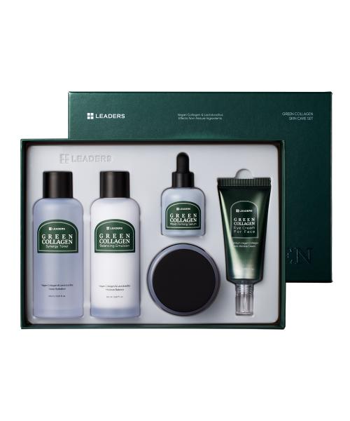Leaders Cosmetics Leaders Green Collagen Skincare 5 Piece Set