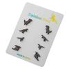 4 Pairs Dinosaur Studs Earrings Creative Ear Accessory Ear Studs Suitable for Teens and Youthful Fashion Lovers