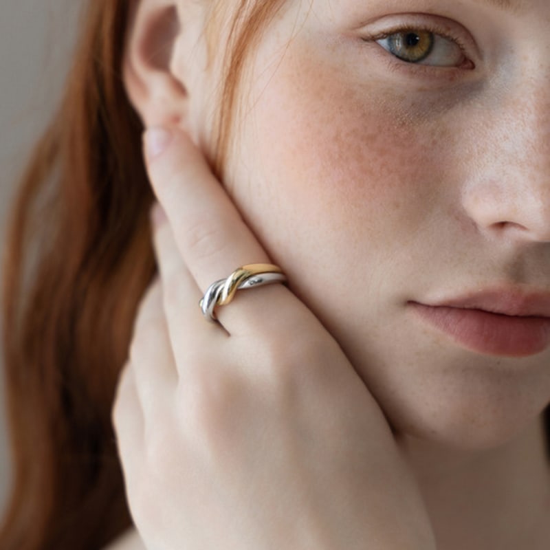 TATIANA Dual Twist Ring CR1888