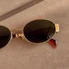 Women's 2025 High-End Retro Cat-Eye Arc De Triomphe Oval Polarized Sunglasses