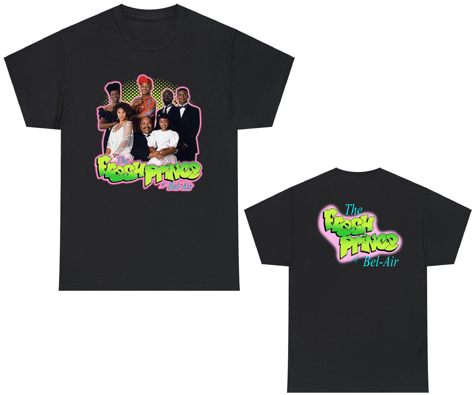 The Fresh Prince of Bel Air TV Show Black Navy T-Shirt Size S to 5XL L