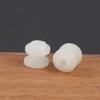 10Pcs Pulley Gear Micro Plastic Wheel White Pulley Wheel Fit Dc Motor Shaft 2Mm Toy Model