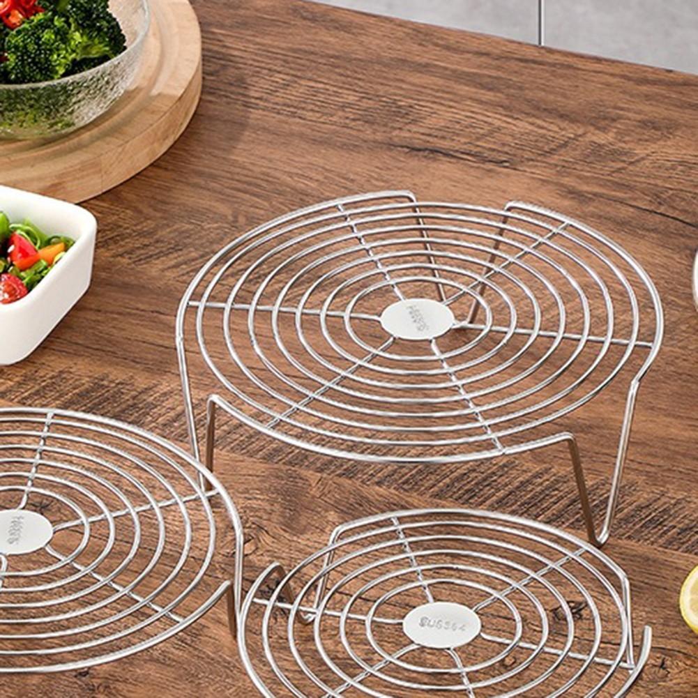 Matlaging Essential Steamer Stativ i rustfritt stål for grytepanne og wok rust