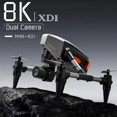 XD1 Pro Mini Drone 4k Profesional s 8K HD kamerou Fpv Slitina pro letecké fotografování Skládací kvadrokoptéra Pro děti Hračky Drony