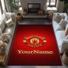 Manchester Personalized Text Area Rug Design for Foyer Kitchen Living Rooms Decorate room Anti-slip Rug Anime Office Decor Spiritual Gift