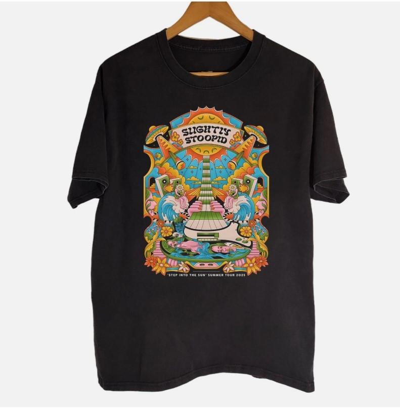 Slightly Stoopid Tour 2025 Black Cotton All size S-5XL SHirt Unisex T-Shirt XXXL