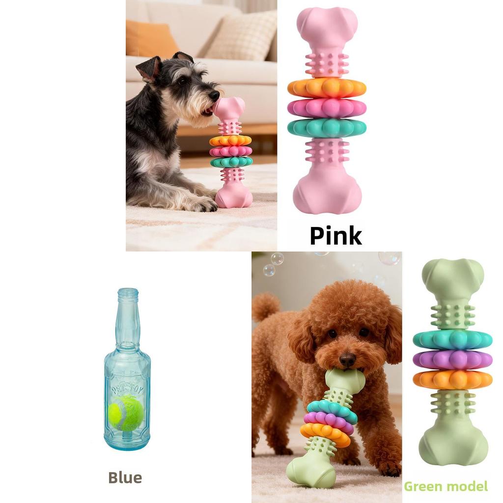 Dog Chew Toy With Durable Multisize Balls For Teething And Play