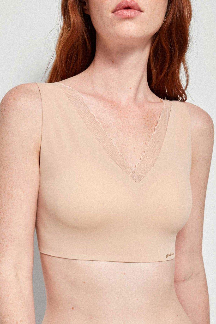 

Топ із ущільненою чашкою Gisela (96847) 75B тілесний