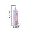 LED Electronic Candle Clear Rose Night Light Valentines Day Decor Best Gift For Girlfriend Home Decorative Atmosphere Ornament
