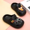 Children's Baotou Slippers Indoor Soft Sole Non-slip Cave Shoes Summer Middle and Older Children's Beach Shoes Men's and Women's Cool Slippers