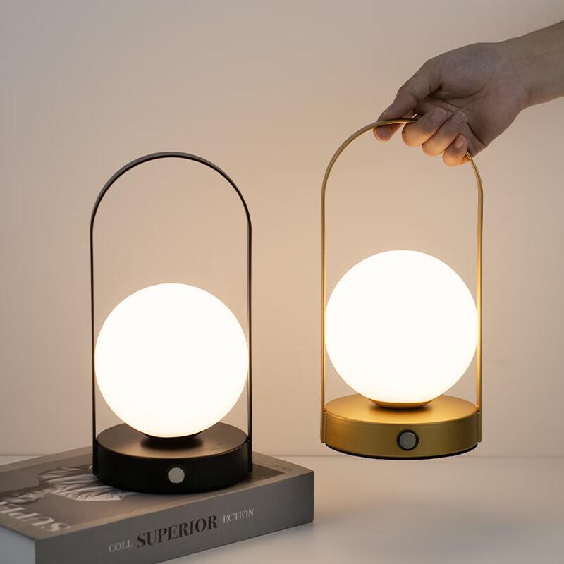 Decorative Rechargeable Bedside Table Lamp