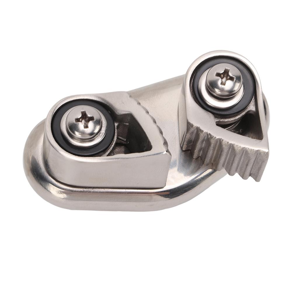 Boat Cam Cleat with Wire ing Ring Sailboat Pilates Equipment 316 Stainless Steel Mirror Polished for 10mm Rope