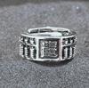 Retro Abacus Ring, Domineering, Ethnic Style, Men's and Women's Opening, Adjustable Single Ring