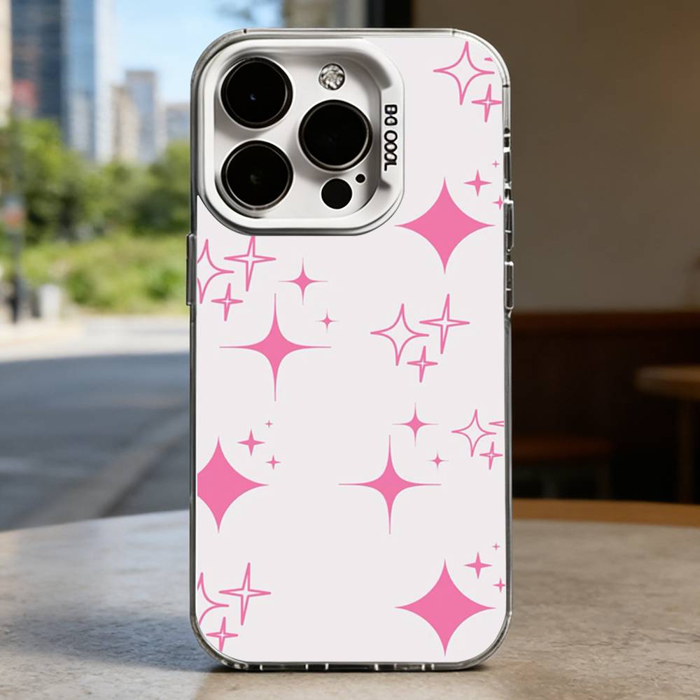 

Fragola Stars Case for iPhone 16 15 14 13 12 11 Pro Max Plus Air 16E X XR XS Max Hard Shockproof Bumper Cover iPhone15PRO