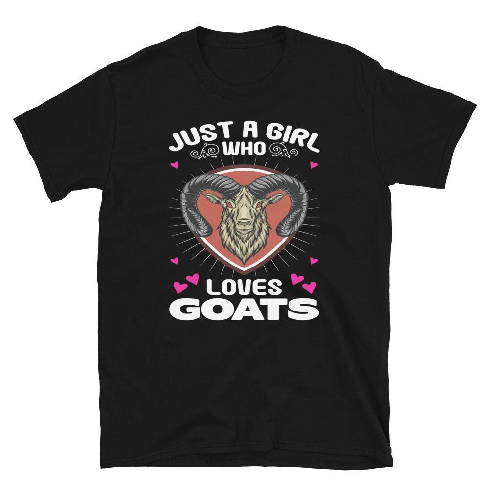 Girl Who Lover Goats Mountain Goat Funny Goat Classic Fit T-Shirt XL