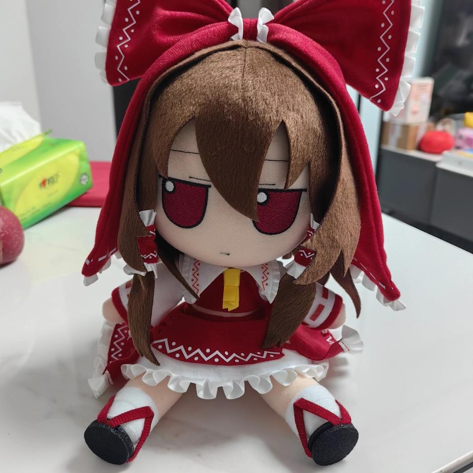 20cm Touhou Project Fumo Plush Toy Watatsuki Toyohime  Patchouli Sitting Stuffed Doll Anime Game Figure Cute Gift for Fans