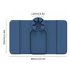 Silicone Armrest Storage Tray with Side Pockets Sofa Arm Organizer Waterproof Couch Armrest Table for Snack Drinks Spectacles