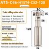 T-Slot Trapezoidal Milling Cutter for Shank Machining Center, Side Milling, and Grooving (Sizes: 21, 25, 32, 36, 40, 50, 60)