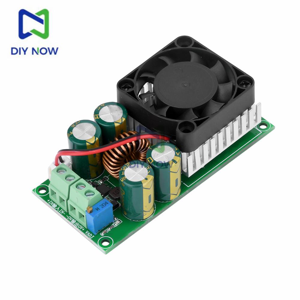 Step-Down Module Dc-Dc 600w Adjustable Step-Down Module Step-Down Board With Cooling Fan Solar Led Driver Power Supply