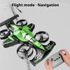 2 in 1 Mini Drone Air-Ground Flying Aircarft Dual Mode Quadcopter Racing Car Professional RC Car Children Toys Kids Adult Gifts