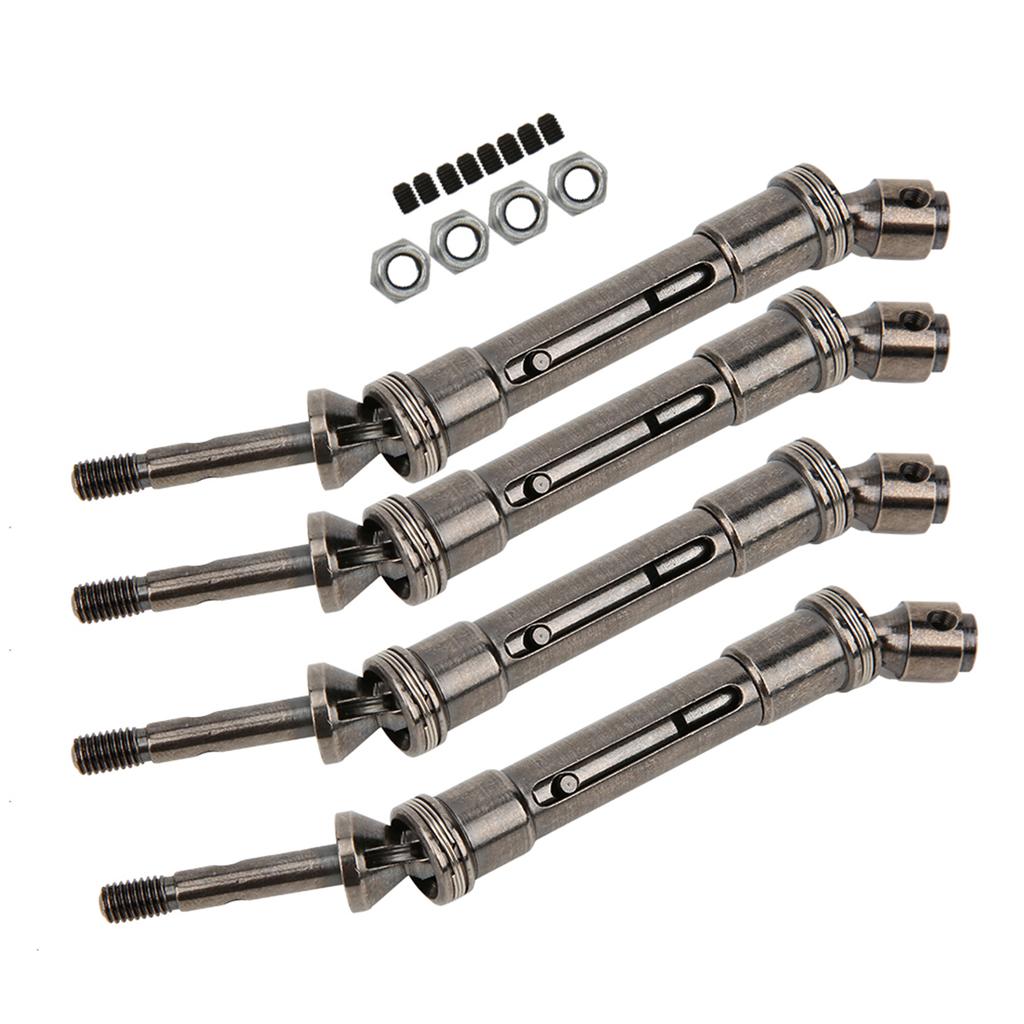 For Traxxas 1 10 Slash 4x4 SLA017 SLA018 Metal Front and Rear Drive Transmission Shaft