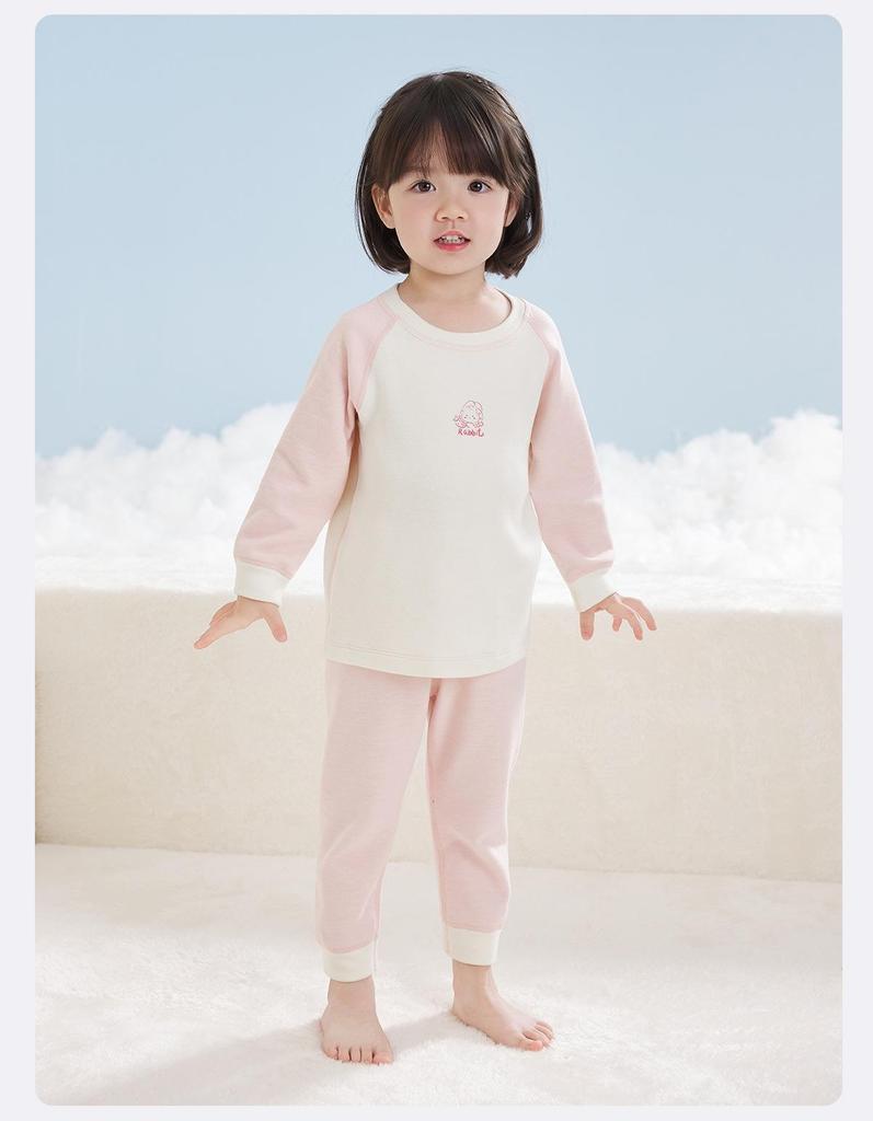 Willberu Seamless Thermal Underwear Set for Kids - Autumn/Winter Long Johns for Boys & Girls