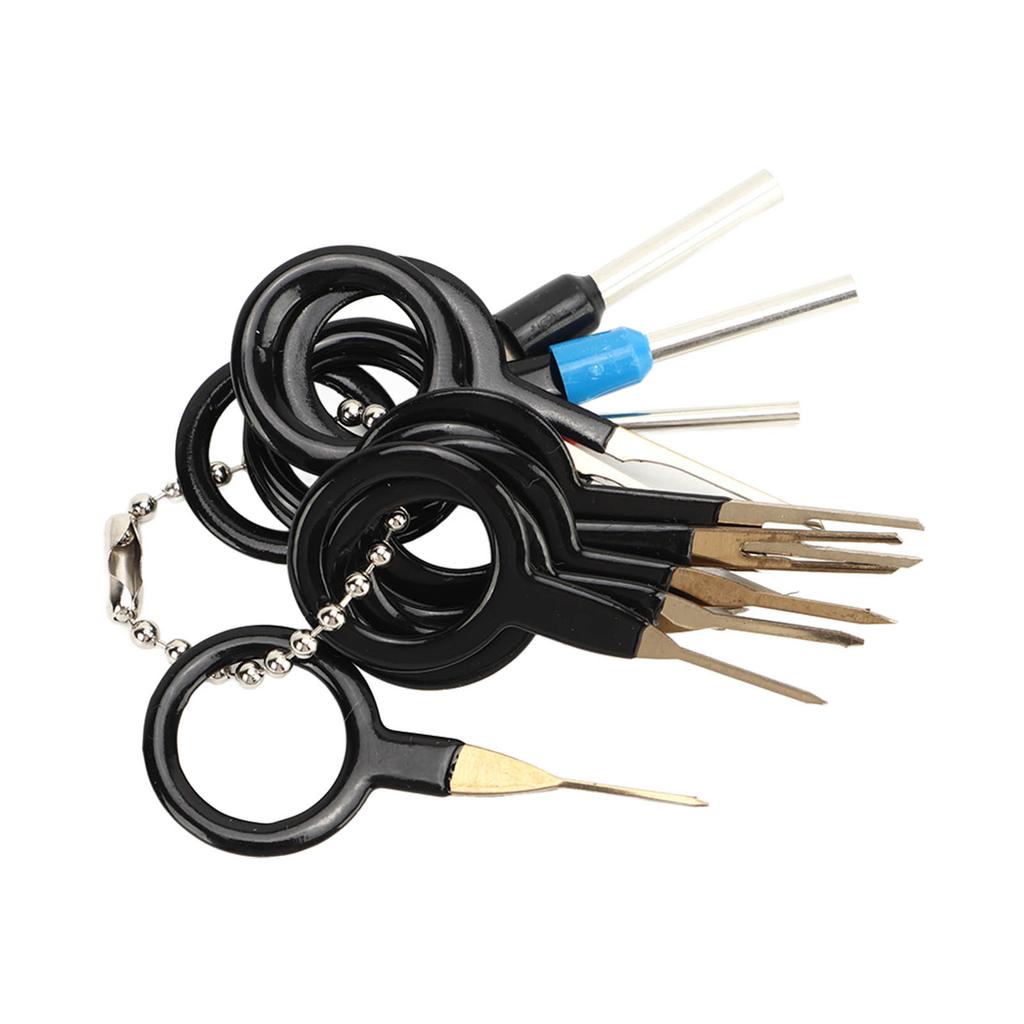 11 Pcs Car Terminal Removal Tool Kit Electrical Wiring Crimp Connector Pin Extractor Set for Car