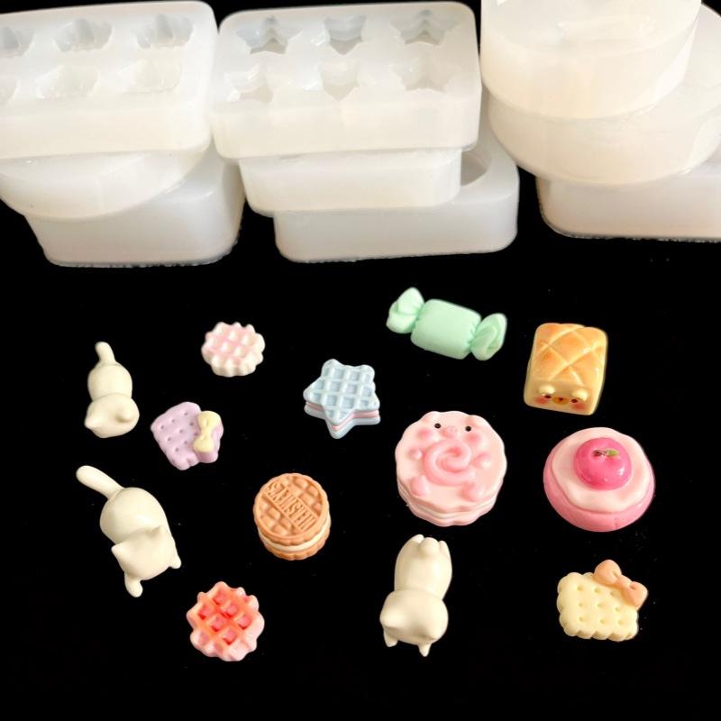 Small Nose Kitten Sandwich Cookie Silicone Mold - Food-Grade & Flexible