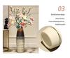 Large European-Style Porcelain Floor Vase for Dried Flowers - Artistic Living Room Ceramic Decoration