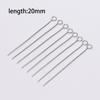 100pcs Stainless Steel Eye Head Pins Metal Eye Pins For Jewelry Making Findings Diy Earrings Pendant Jewelry Pins Supplies