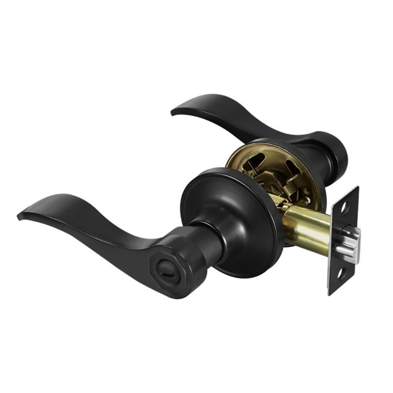 

Reversible Door Handle Smooth Grip Metal Construction Contemporary Door Lock Modern Door Handle Suitable for Home