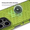 KEYSION Stoßfeste Rüstungshülle für iPhone 15 Pro 15 Ultra Silikon + PC Honeycomb Phone Back Cover für iPhone 15 Plus