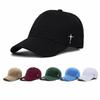 Unisex Schlichte Kreuz Wassertropfen Stickerei Baseballkappen Frühling und Herbst Outdoor Verstellbare Freizeitkappe Sonnenschutzhut